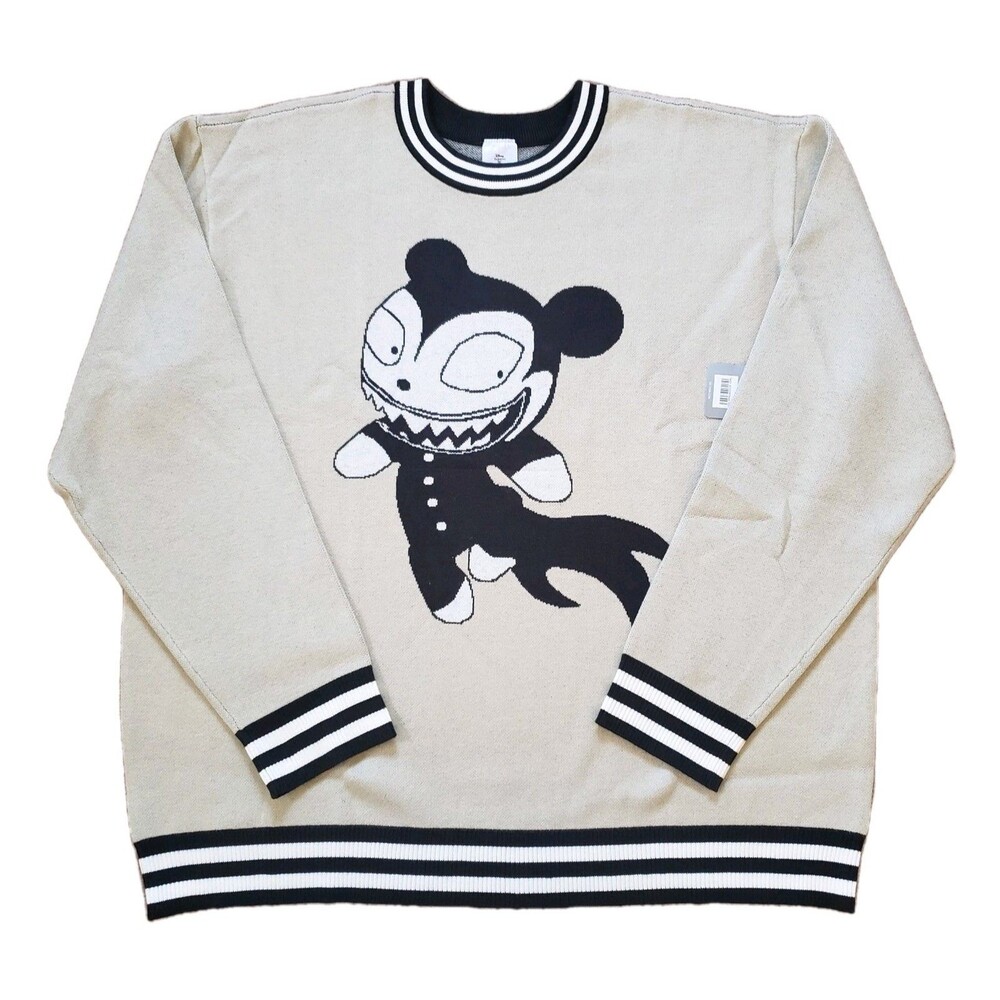 NWT Disney The Nightmare Before Christmas Vampire Teddy XL Unisex Cream Sweater